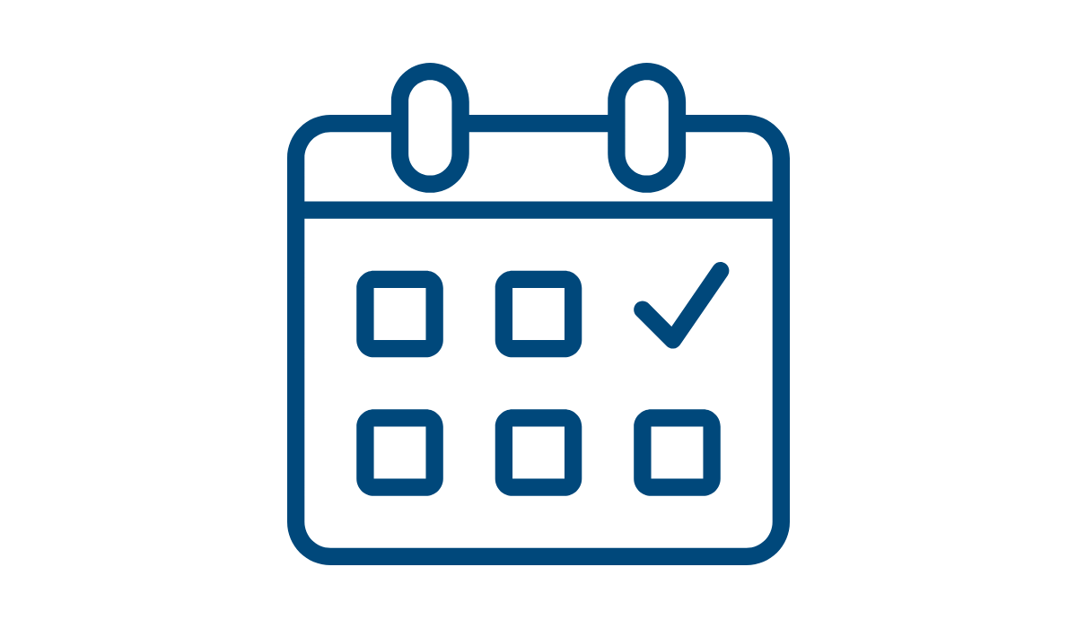 An icon of a calendar.