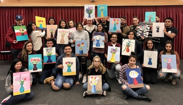 TRiO SSS painting workshop Feb 2020